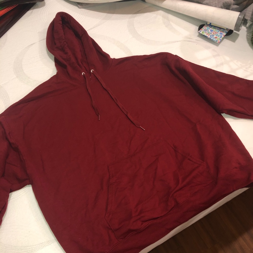 Maroon hoodie